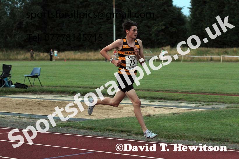 3000 metres, 2021 North East Grand Prix 6, Monkton, Wednesday, August 4th. Photo: David T. Hewitson/Sports for All Pics